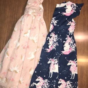 Girls unicorn dresses 🦄 Size 4/5